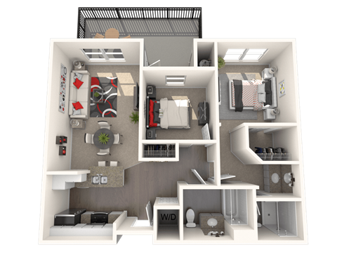 Eastlake Floor Plan at 55+ FountainGlen Temecula, California, 92591